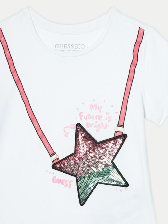 Guess Guess T-shirt K5RI19 K6YW4 Bijela Regular Fit
