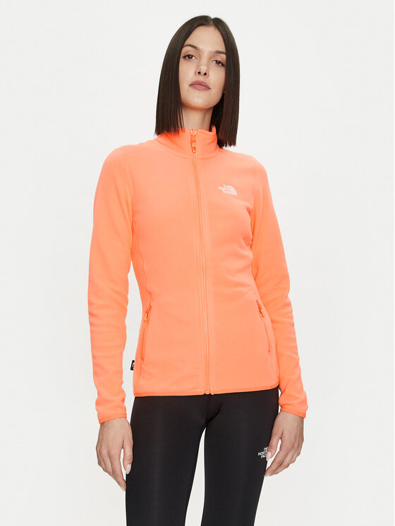 The North Face Veste polaire Glacier NF0A855O Orange Regular Fit Modivo