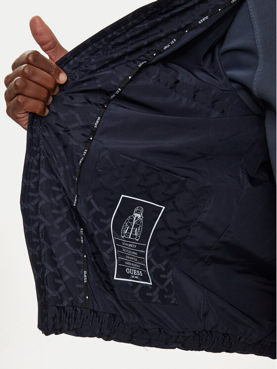 Guess Guess Daunenjacke M4BL42 WG9L2 Dunkelblau Regular Fit