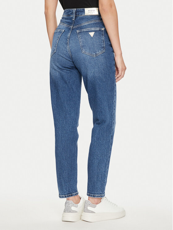 Guess Guess Τζιν W4YA0Q D5DD4 Σκούρο μπλε Carrot Fit