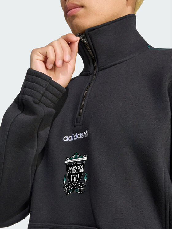adidas adidas Bluza techniczna 172005 Czarny Loose Fit