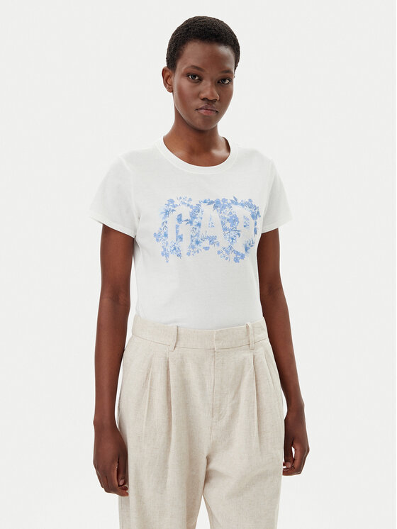 Gap Damski T-Shirt, rozmiar M, Biały, 729555-03