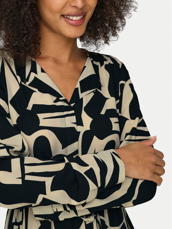 ONLY ONLY Vestito chemisier Tiana 15332602 Nero Regular Fit