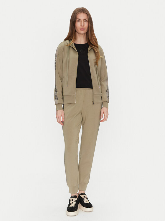 Guess Guess Majica dugih rukava W5RQ03 KBYE2 Zelena Regular Fit