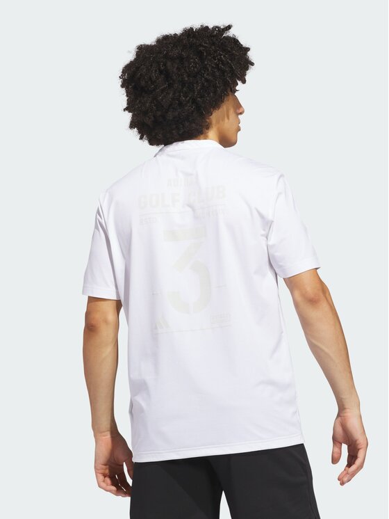 adidas adidas Koszulka techniczna 162329 Biały Regular Fit