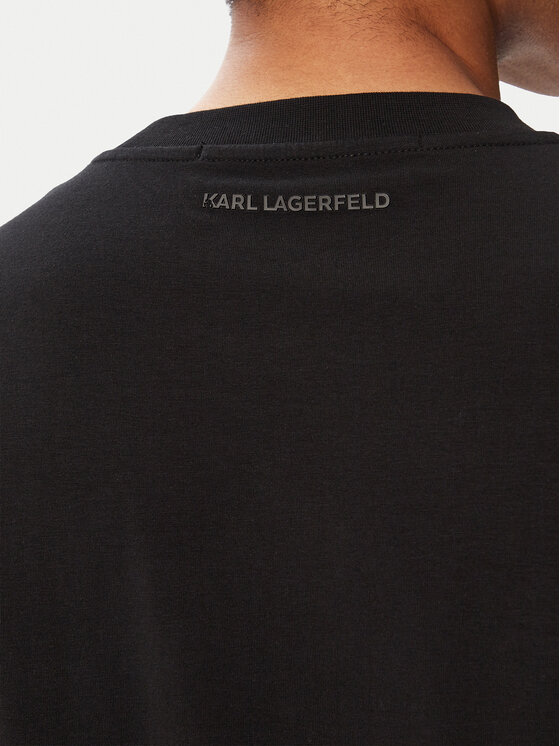 KARL LAGERFELD KARL LAGERFELD T-shirt 755045 563221 Crna Regular Fit