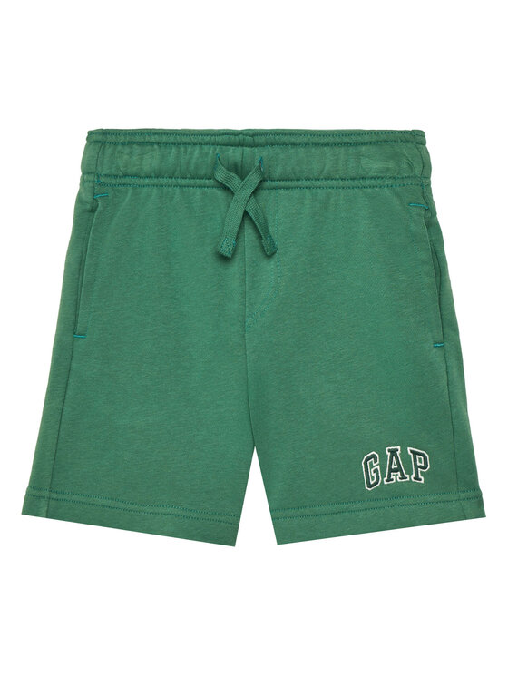 Gap Gap Pantaloni scurți sport 742934-01 Verde Relaxed Fit
