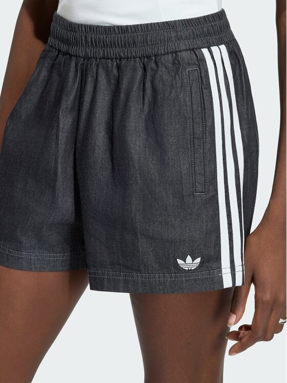 adidas adidas Szorty jeansowe ORIGINALS SUMMER GLOW Czarny Regular Fit