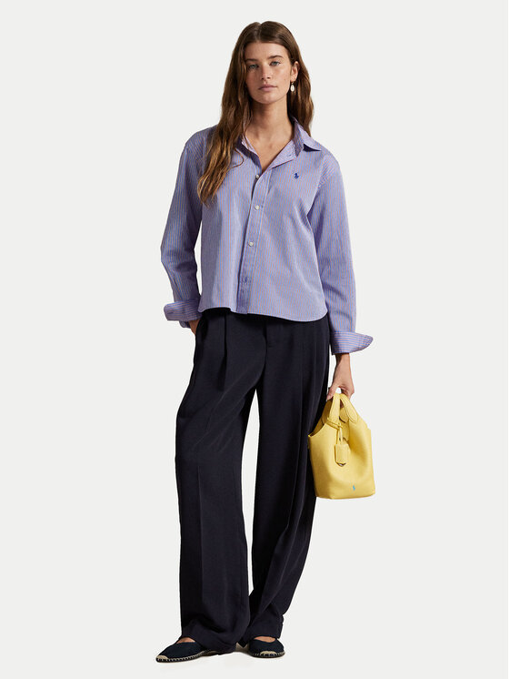 Polo Ralph Lauren Polo Ralph Lauren Camicia 211973130001 Viola Boxy Fit