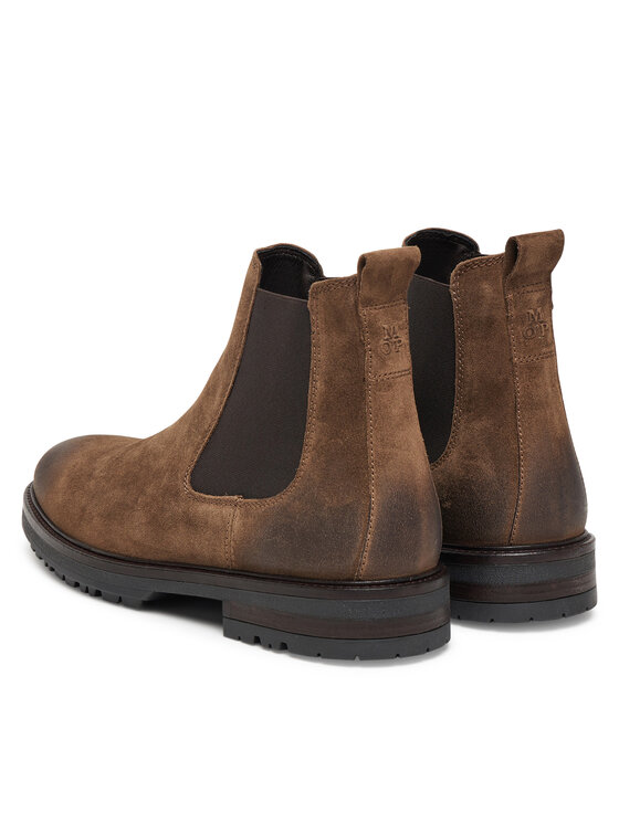 Marc O'Polo Marc O'Polo Kotníková obuv s elastickým prvkem 507 27385002 300 Hnědá