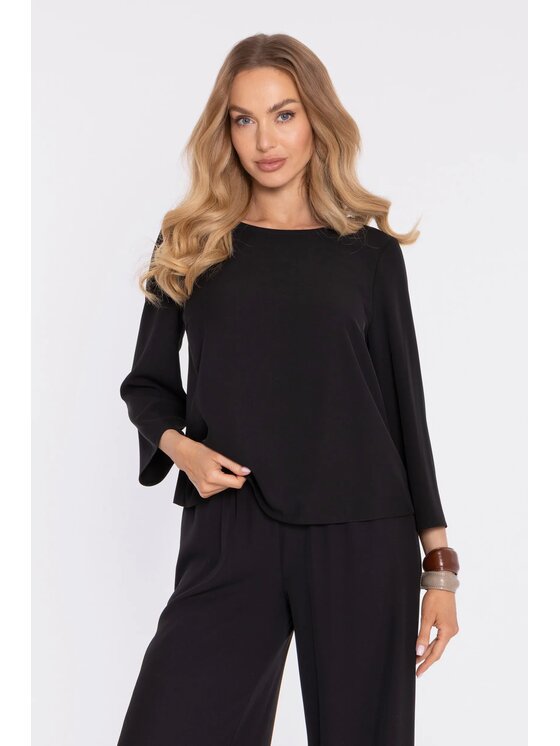 Made of Emotion Made of Emotion Bluzka M905 Czarny Oversize