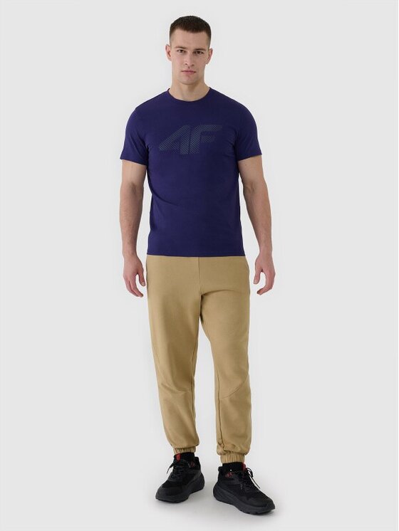 4F 4F T-shirt 4FWMM00TTSHM2257-31S Blu Regular Fit