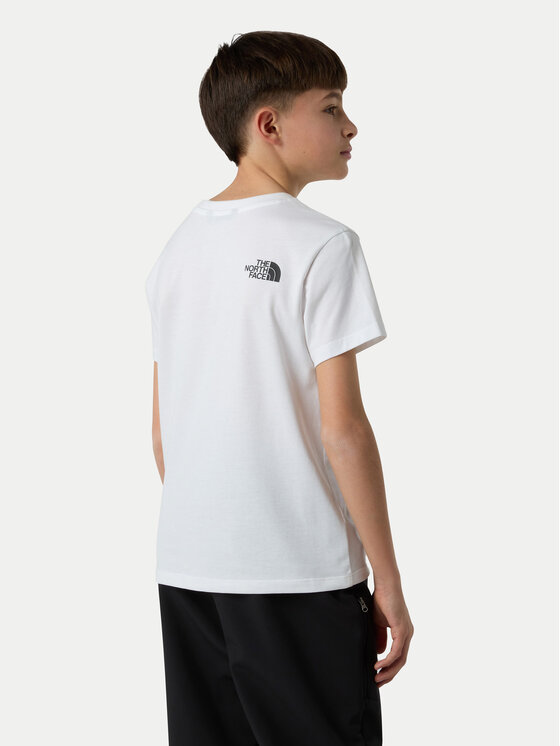 The North Face The North Face T-Shirt Simple Dome NF0A87T4 Weiß Regular Fit