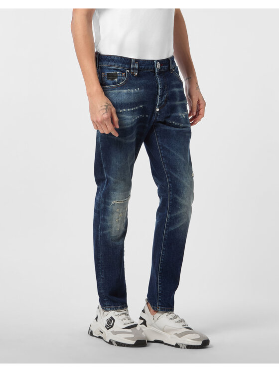 PHILIPP PLEIN PHILIPP PLEIN Jeansy 26869 Modrá Skinny Fit