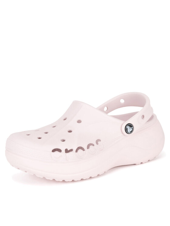 Crocs Crocs Natikače WB-BAYA PLATFORM CLOG 208186-6PI Ružičasta
