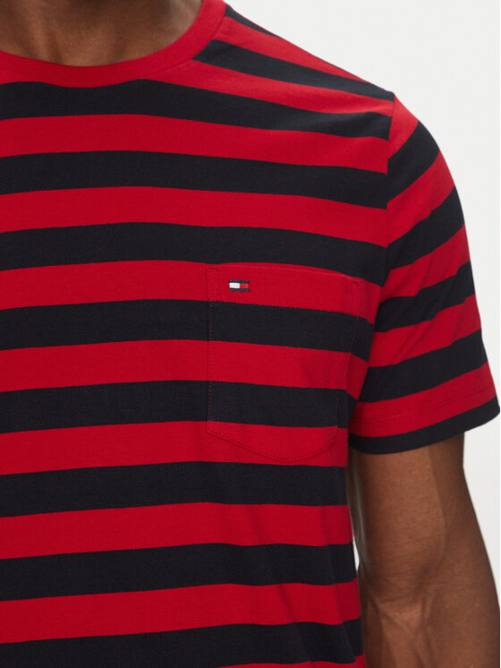 Tommy Hilfiger Tommy Hilfiger Tricou Essential MW0MW37283 Roșu Regular Fit