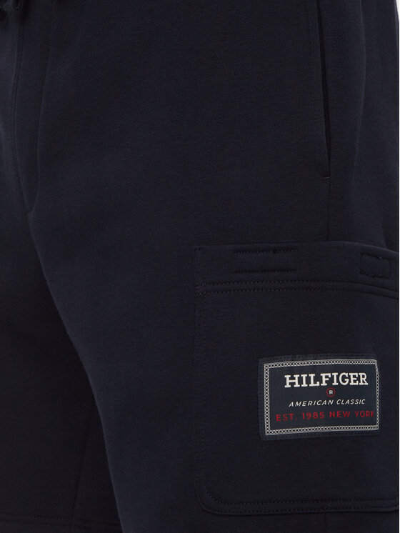 Tommy Hilfiger Tommy Hilfiger Sport rövidnadrág Flag Logo Badge MW0MW36145 Sötétkék Regular Fit
