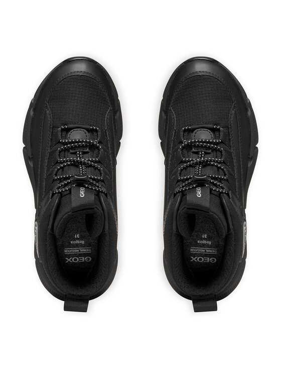Geox Geox Kotníková obuv J Flexyper Plus Boy B Abx J66LCF 0FUCE C9999 S Černá