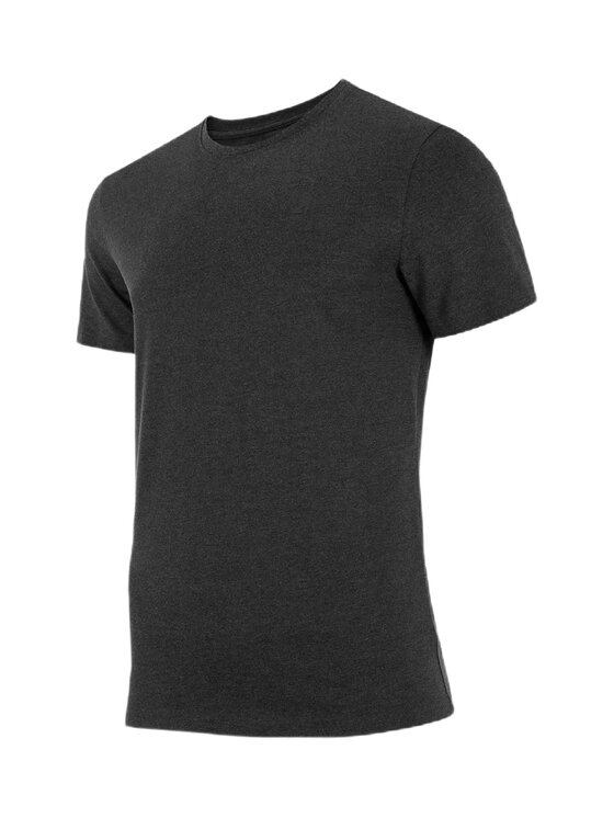 4F 4F T-Shirt H4Z22-TSM352 Szary Regular Fit