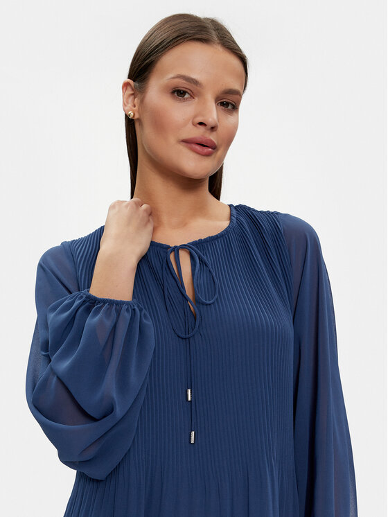 Liu Jo Liu Jo Sukienka codzienna MA4106 T5975 Granatowy Regular Fit