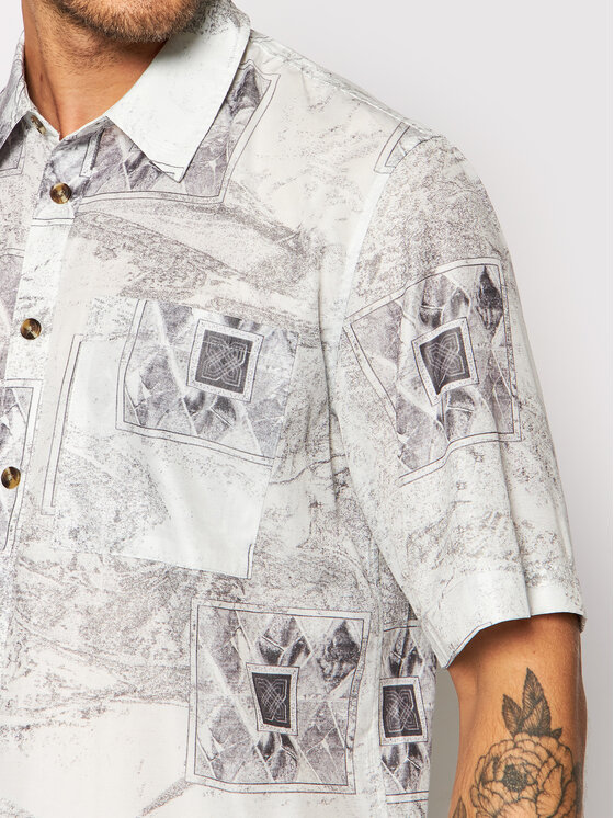 Camicia M-130372 Grigio Boxy Fit