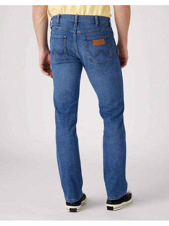 Wrangler Wrangler Jeansy GREENSBORO Niebieski Straight Fit