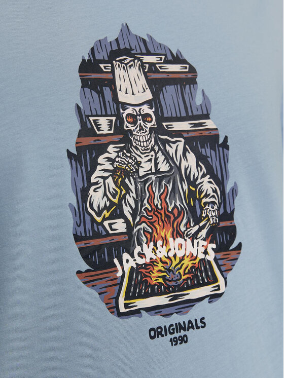 Jack & Jones Jack & Jones T-Shirt Seven Skull 12262491 Πράσινο Regular Fit