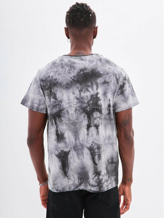 CAT by maniita lacitta CAT by maniita lacitta T-Shirt Printed men's t-shirt with CAT Szary Regular Fit