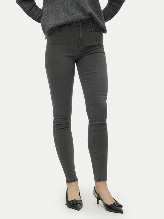 Vero Moda Džinsi Sophia 10201804 Pelēks Skinny Fit