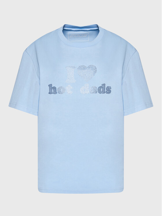 2005 2005 T-Shirt Unisex Hot Dads Modrá Regular Fit