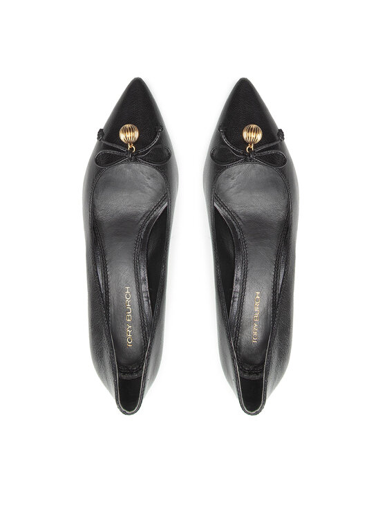 Tory Burch Tory Burch Półbuty Capri Kitten Heel Pump 136949 Czarny