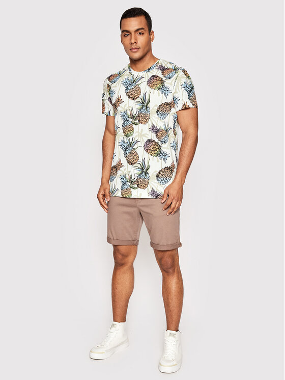 T-shirt Malibu 12210113 Multicolore Regular Fit