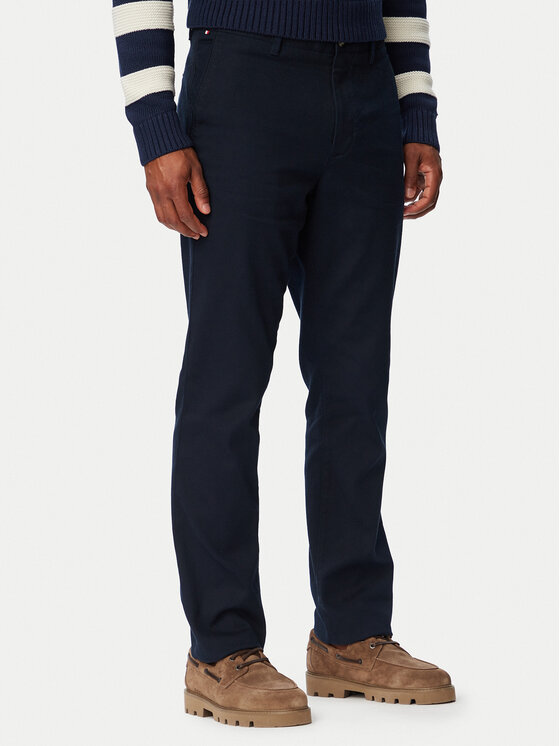 Tommy Hilfiger Pantaloni chino Denton MW0MW43151 Bleumarin Regular Fit
