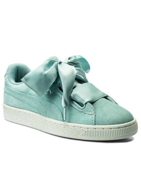 Puma suede heart pebble best sale