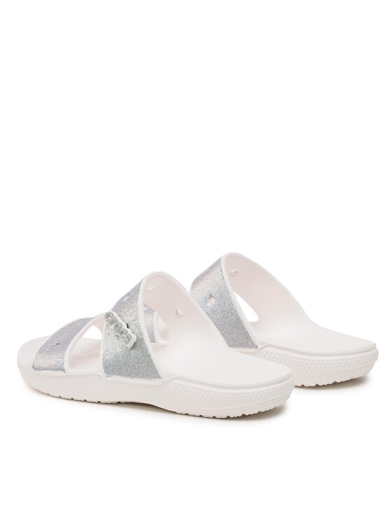 Crocs Crocs Natikače Classic Glitter Ii Sandal 207769 Crna