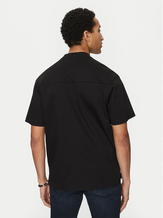 HUGO HUGO T-shirt Debostac 50535499 Crna Relaxed Fit