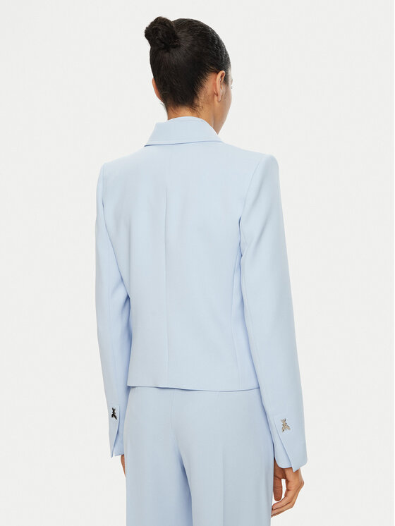 Patrizia Pepe Patrizia Pepe Sako 8S0517/A545-CA38 Světle modrá Regular Fit