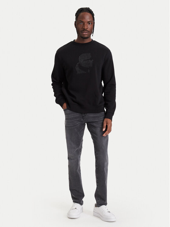 KARL LAGERFELD KARL LAGERFELD Bluza 705009 564911 Czarny Regular Fit
