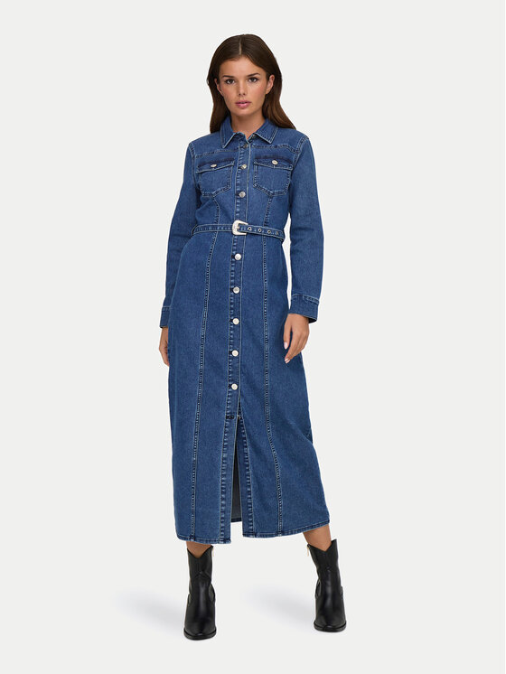 ONLY ONLY Jeanskleid Myth 15337232 Blau Regular Fit