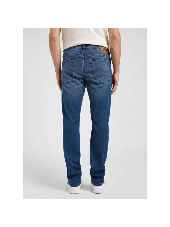 Lee Lee Jeansy DAREN ZIP FLY Niebieski Straight Fit