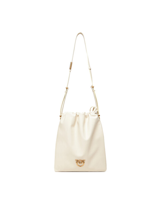 Geantă PINKO Slouchy Classic Bag PE 25 PLTT 104359 A270 Écru