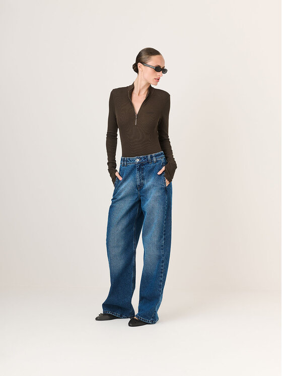 La Mania La Mania Body RUBBY Hnedá Classic Fit