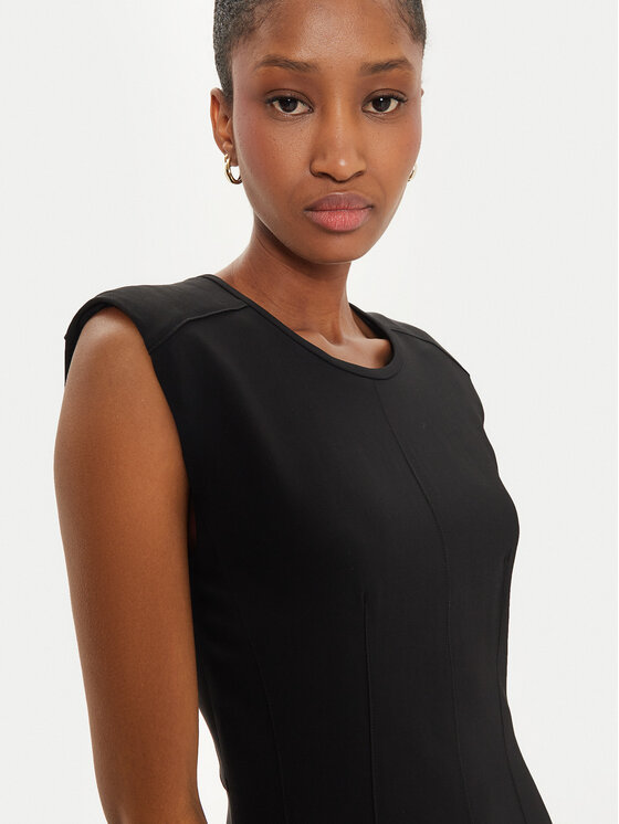 PINKO PINKO Koktejlové šaty 104216 A213 Čierna Slim Fit