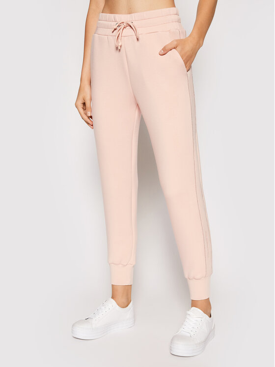 Guess Pantaloni da tuta Janet W1YB49 KAMN2 Rosa Regular Fit • Modivo.it