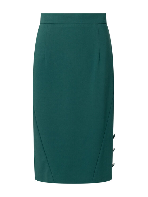 QUIOSQUE QUIOSQUE Sukně 7TR001 Zelená Regular Fit