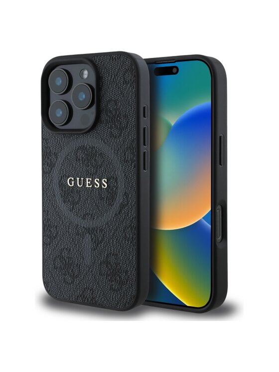Etui na telefon Guess, Czarne, Apple iPhone 16 Pro Max