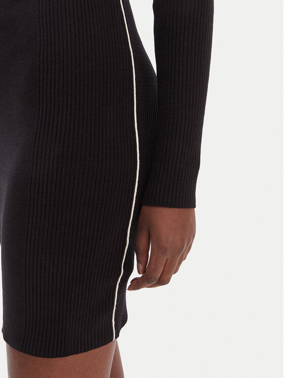 Tommy Jeans Tommy Jeans Trikotažinė suknelė DW0DW21914 Juoda Regular Fit