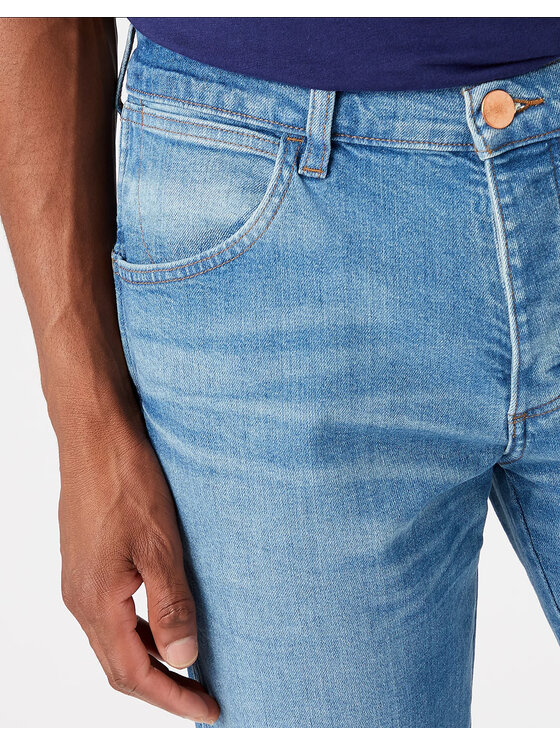 Wrangler Wrangler Jeansy GREENSBORO Niebieski Straight Fit