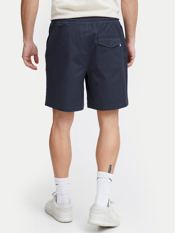 Solid Solid Шорти от плат 21108168 Тъмносин Regular Fit