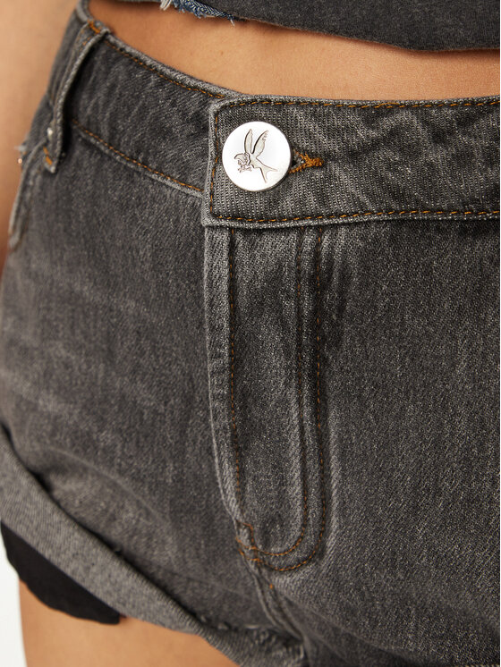 One Teaspoon One Teaspoon Дънкови шорти Bandits 26845 Сив Regular Fit